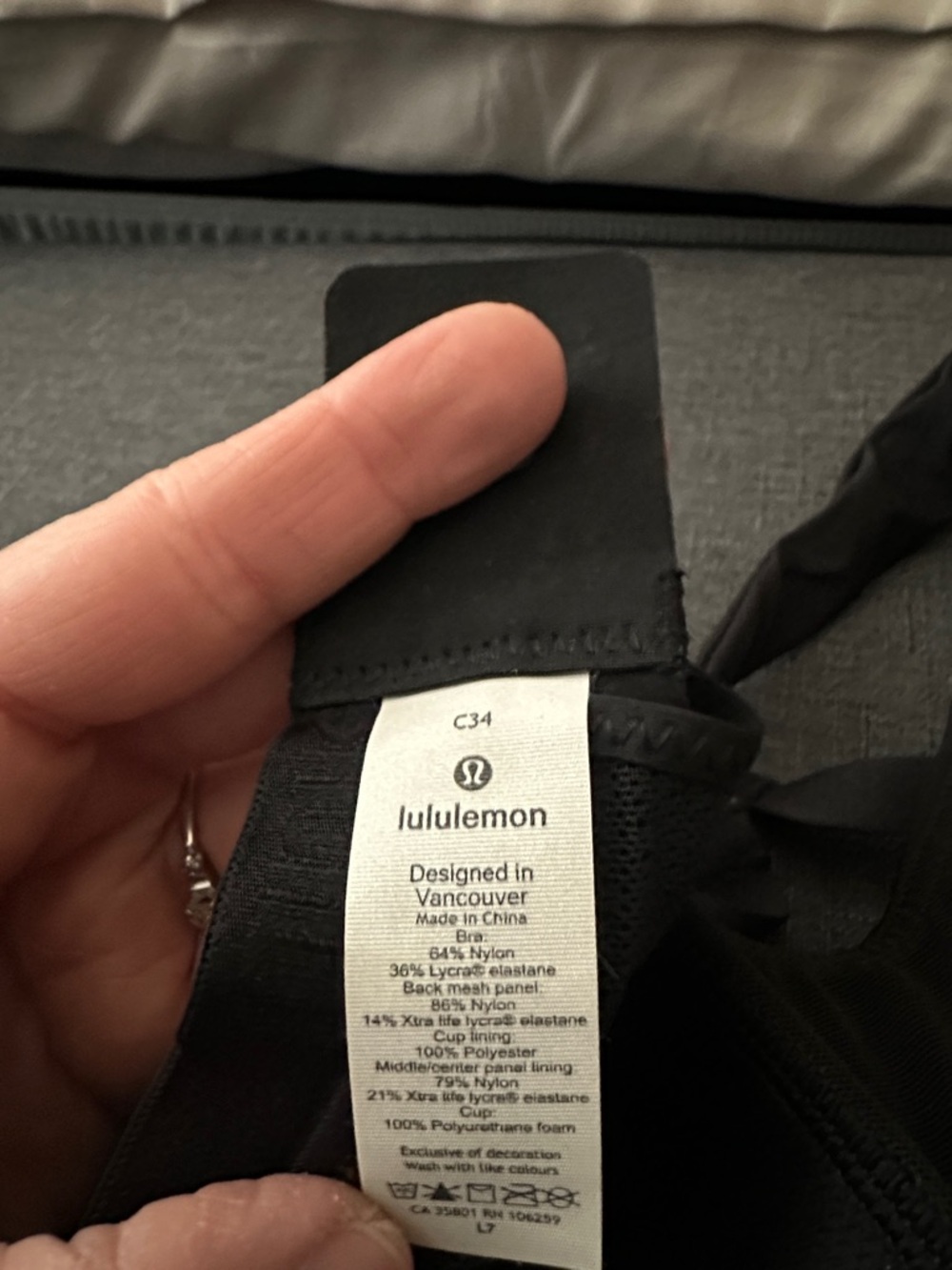 lululemon athletica Black Seamless Wireless Bra - Picture 4 of 4